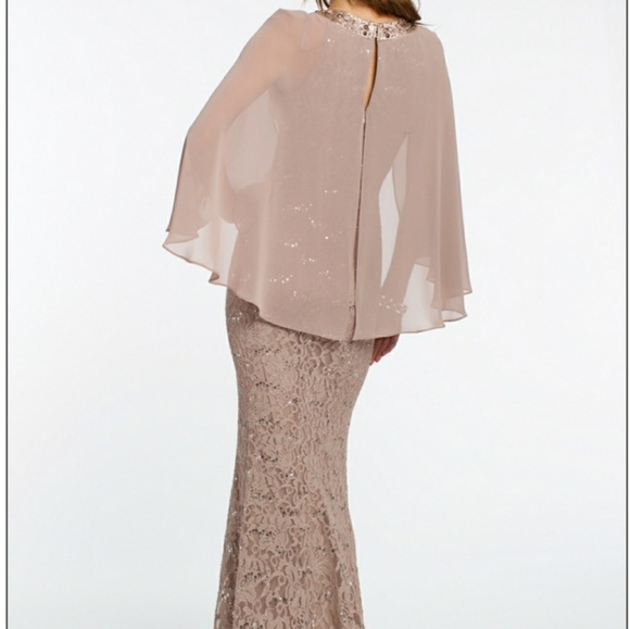 Beautiful capelet dress!  unaltered! 🍃🌹 - Picture 2 of 7